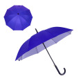 Wholesale 170t Polyester Advertising Silver Frame Cheap Promotional Straight Umbrella